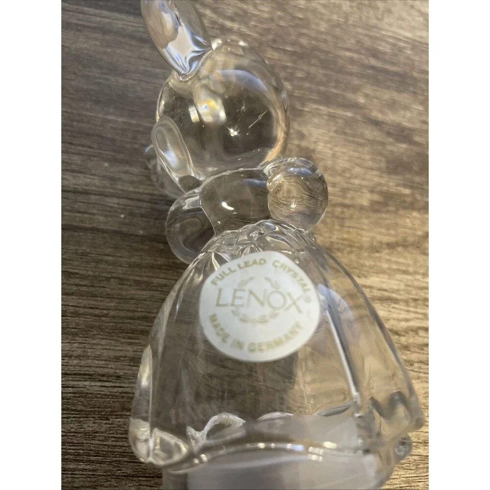 Lenox Crystal Mickey Minnie Mouse Figurines Disney Full Lead Crystal Germany Set